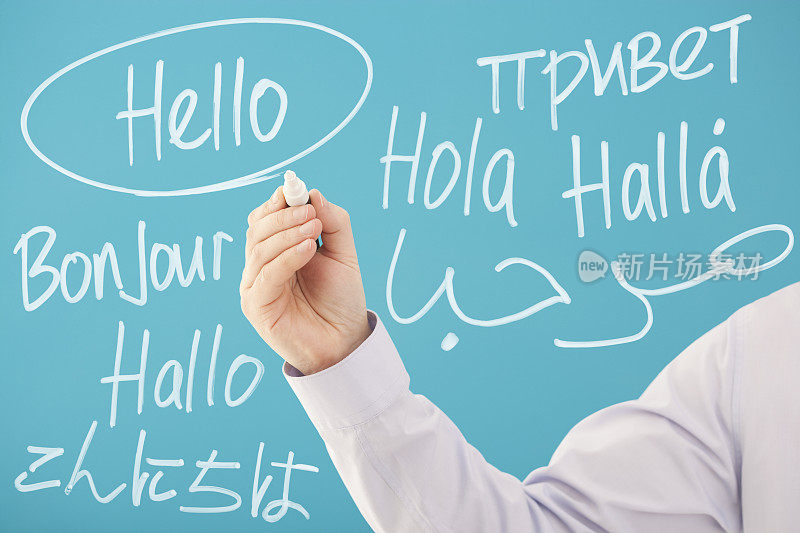 手写Hello 8种不同的语言